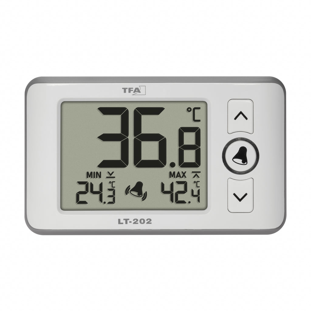 TFA Dostmann Digitales Profi-Thermometer mit Kabelfühler LT 202 30.1052.02 Thermometer Wit TFA Dostmann Digitales Profi-Thermometer mit Kabelfühler LT 202 30.1052.02 Thermometer Wit
