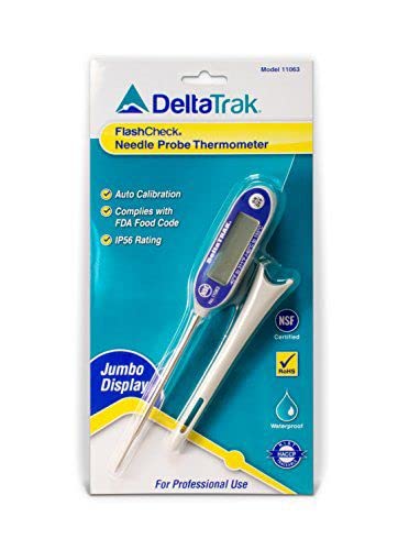 DeltaTrak FlashCheck® Needle Probe Thermometer