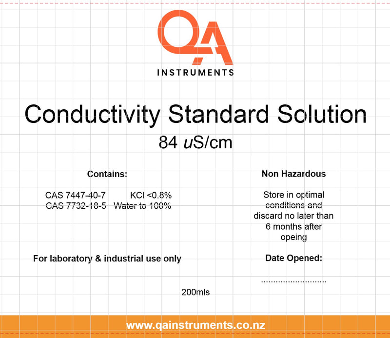 QA Instruments Conductivity Standard 84uS/cm