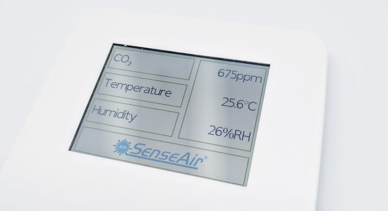 Senseair tSENSE CO2/Temp/RH Transmitter Colour LCD