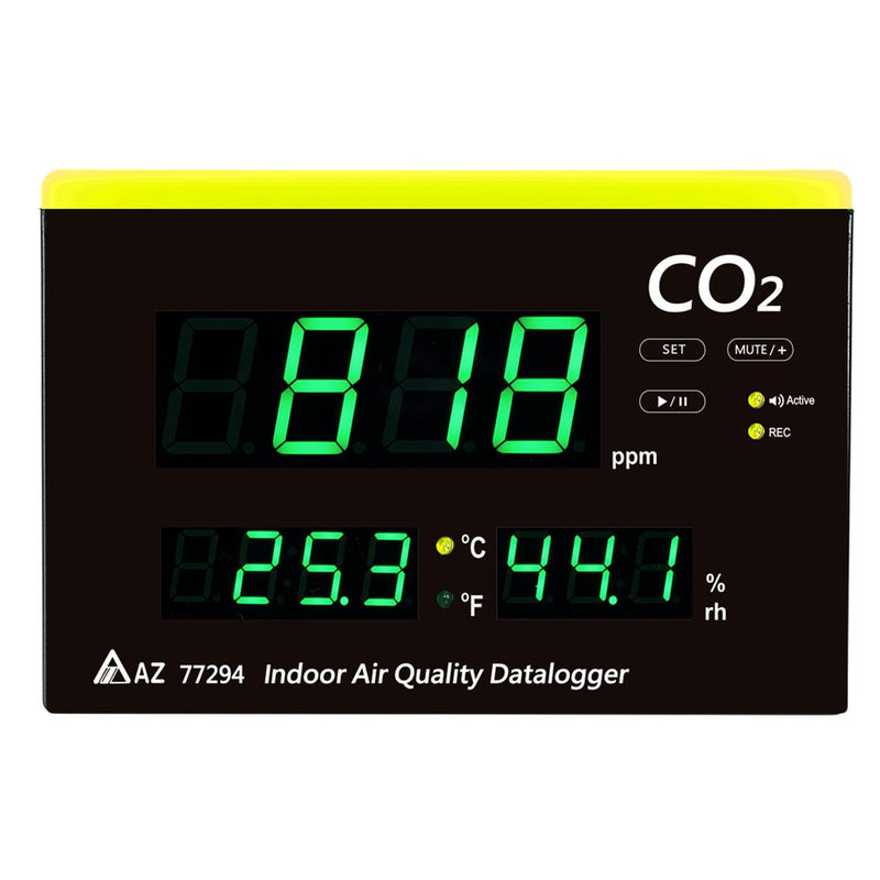 AZ Large Display CO2 Temperature and %RH Monitor with Datalogging