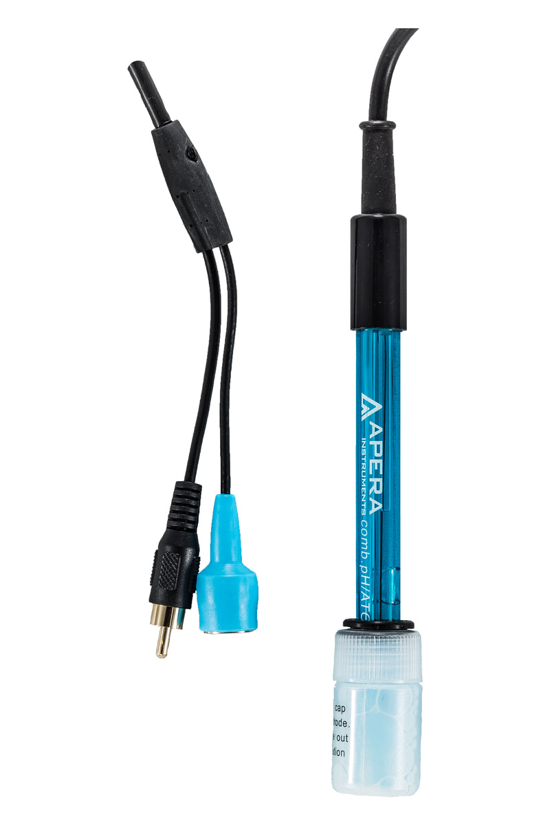 Apera 201T-F 3-in-1 pH/Temp. Electrode, ATC Enabled, BNC/RCA Connector