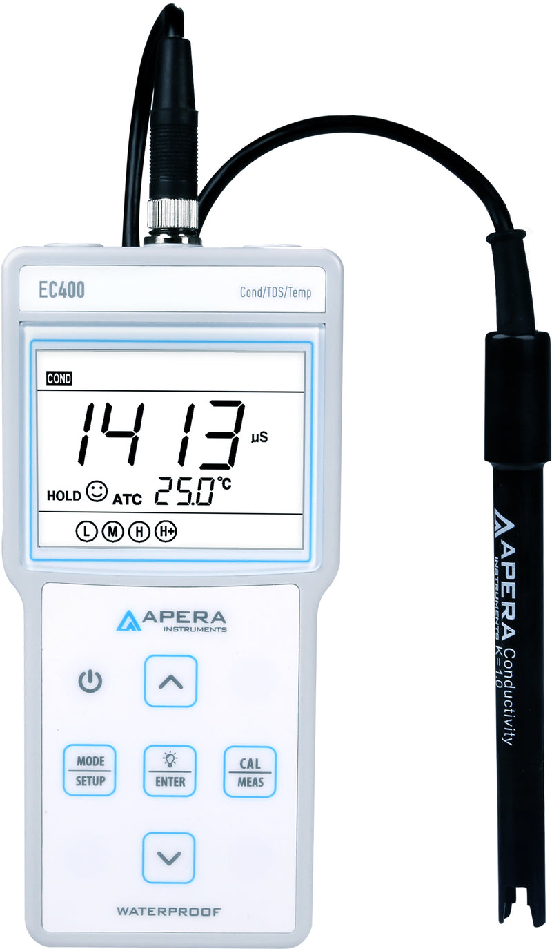 Apera EC400 Portable Conductivity/TDS Meter Kit